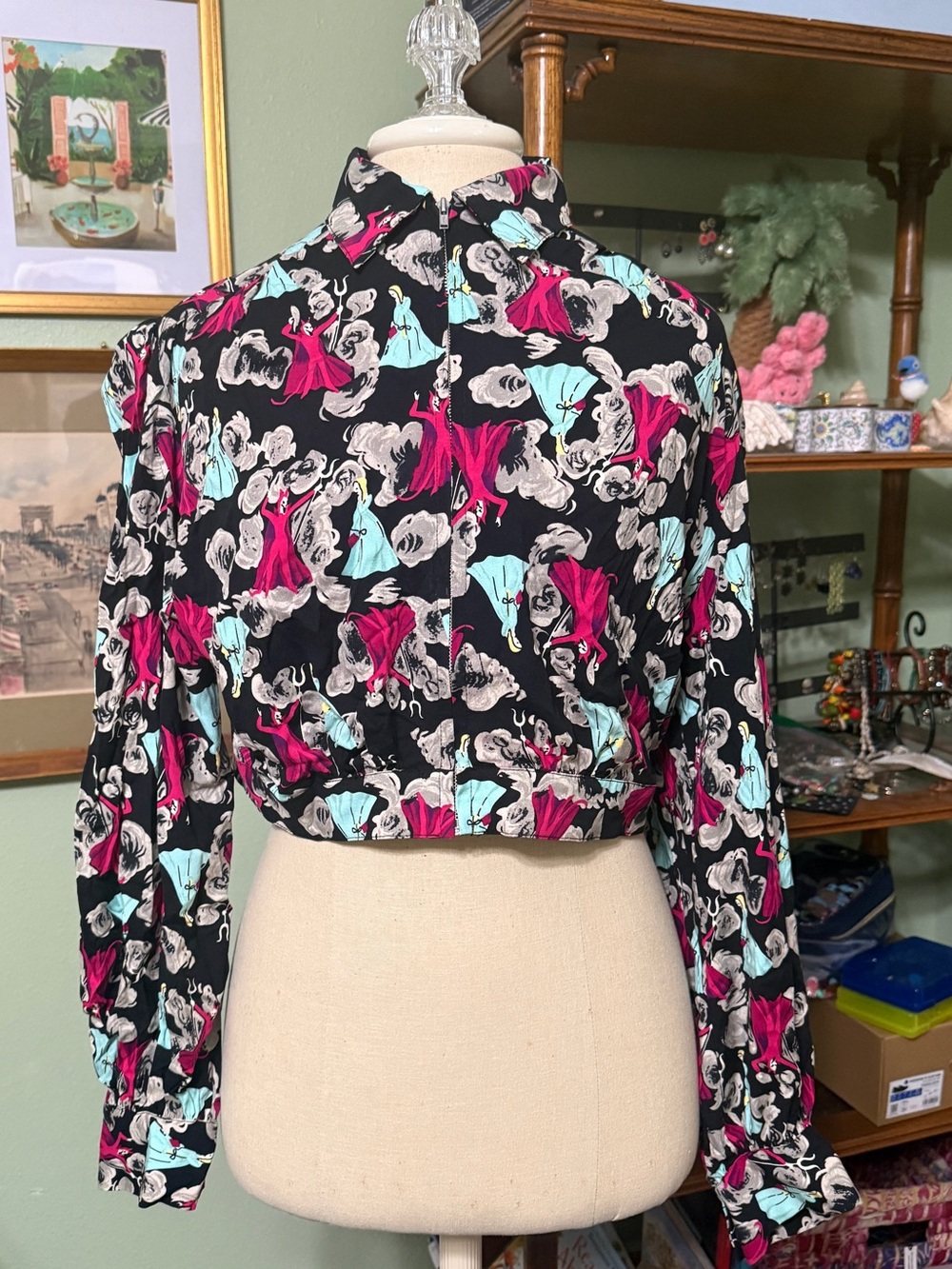 Trashy Diva Secretary Blouse - Temptation - Sz 14